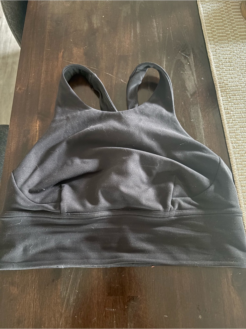 lululemon athletica Black High-Neck Sports Bra